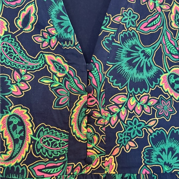 BODEN Women's Amelia Maxi V-neck Dress + Belt, Size UK 12, US 8 - Picture 6 of 15